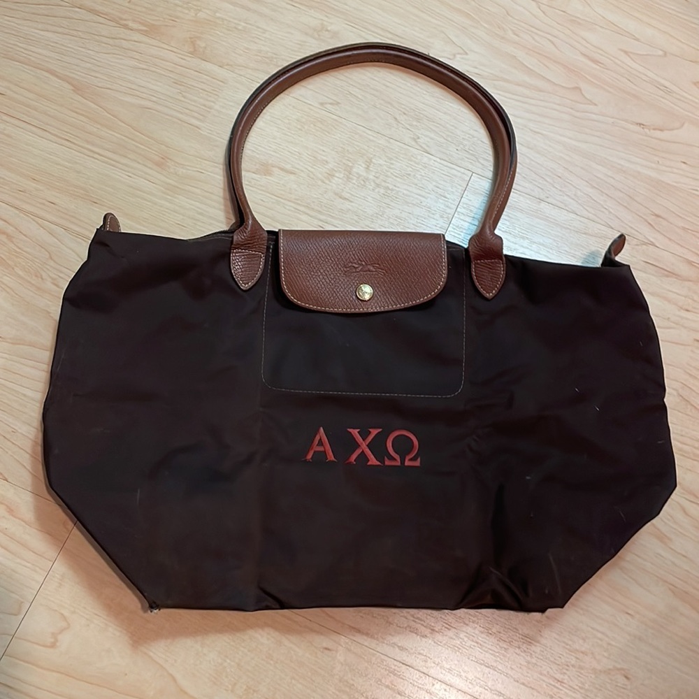 Longchamp AXO embroidered authentic